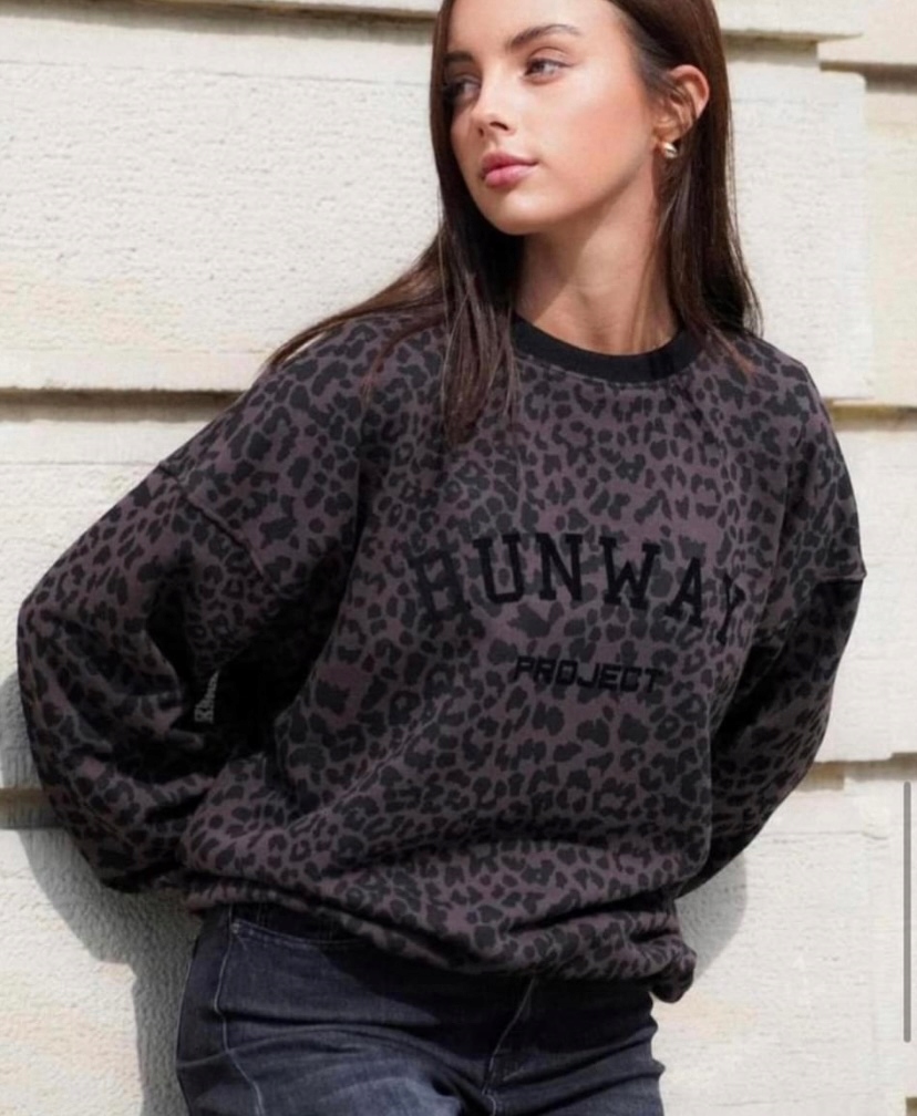 Mikina Panterka Šedá S Černým Lemonada vel Univerzální