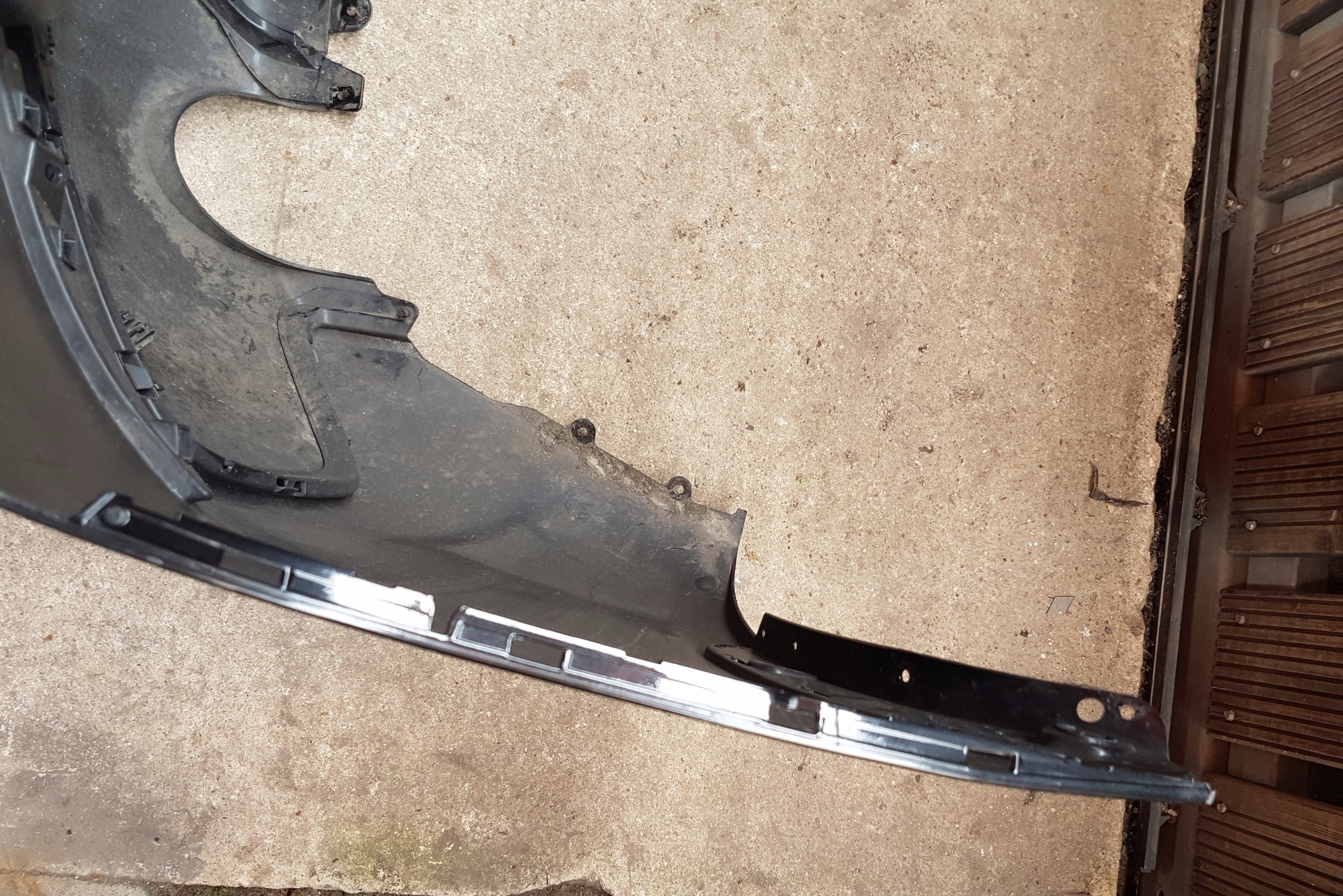 bumper rear BMW X1 F48 LCI m-packet