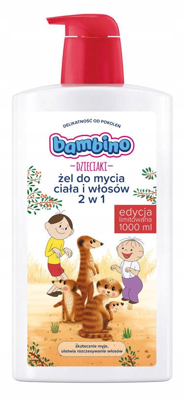 

Bambino Żel Do Mycia Ciała I Włosów 2W1 Bolek 1L