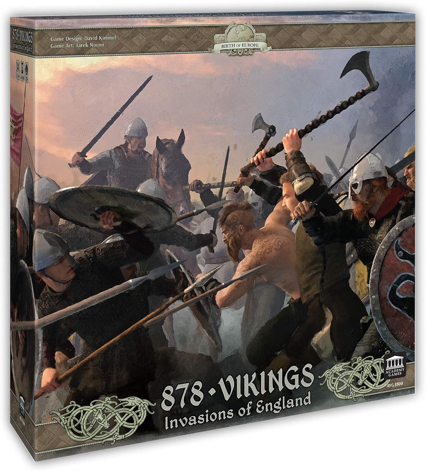 Gra planszowa Academy Games 878: Vikings Invasions of England