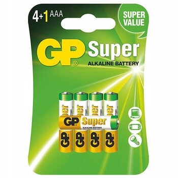 GP Baterie Alkaliczne R03 AAA Super Value 5szt