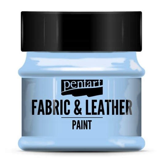 Farba do tkanin i skór niebieskie niebo, 50 ml