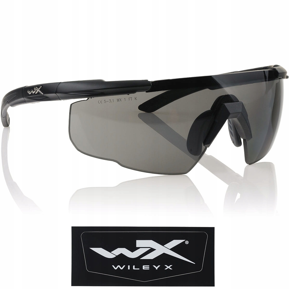 Balistické brýle Wiley X Saber Advanced Matte Black Smoke Gray