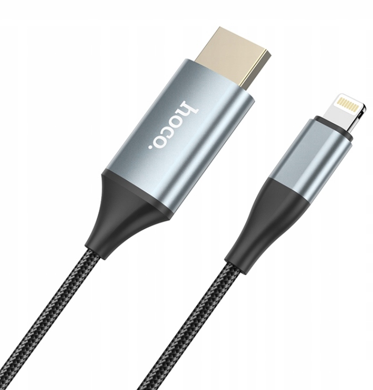

Hoco Adapter UA15 lightning na Hdmi srebrny