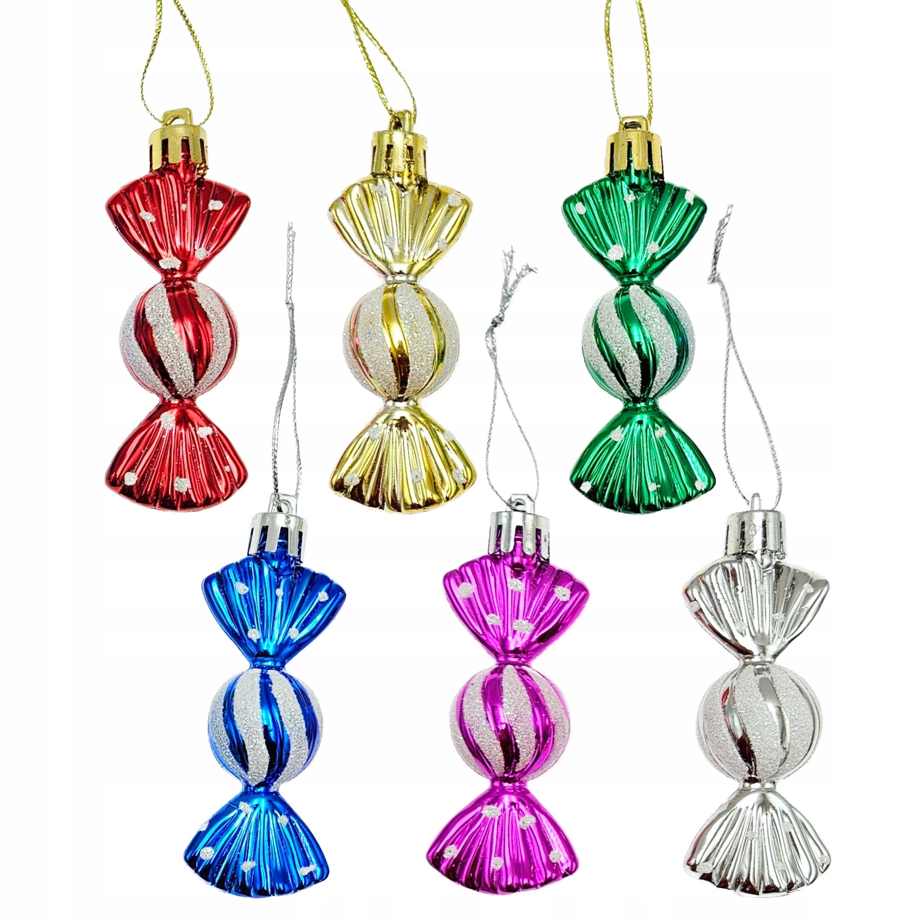 BOMBKI PLASTIKOWE NA CHOINKĘ STROIK 6SZT BOMBKI CHOINKOWE Rodzaj Bombka dekorowana