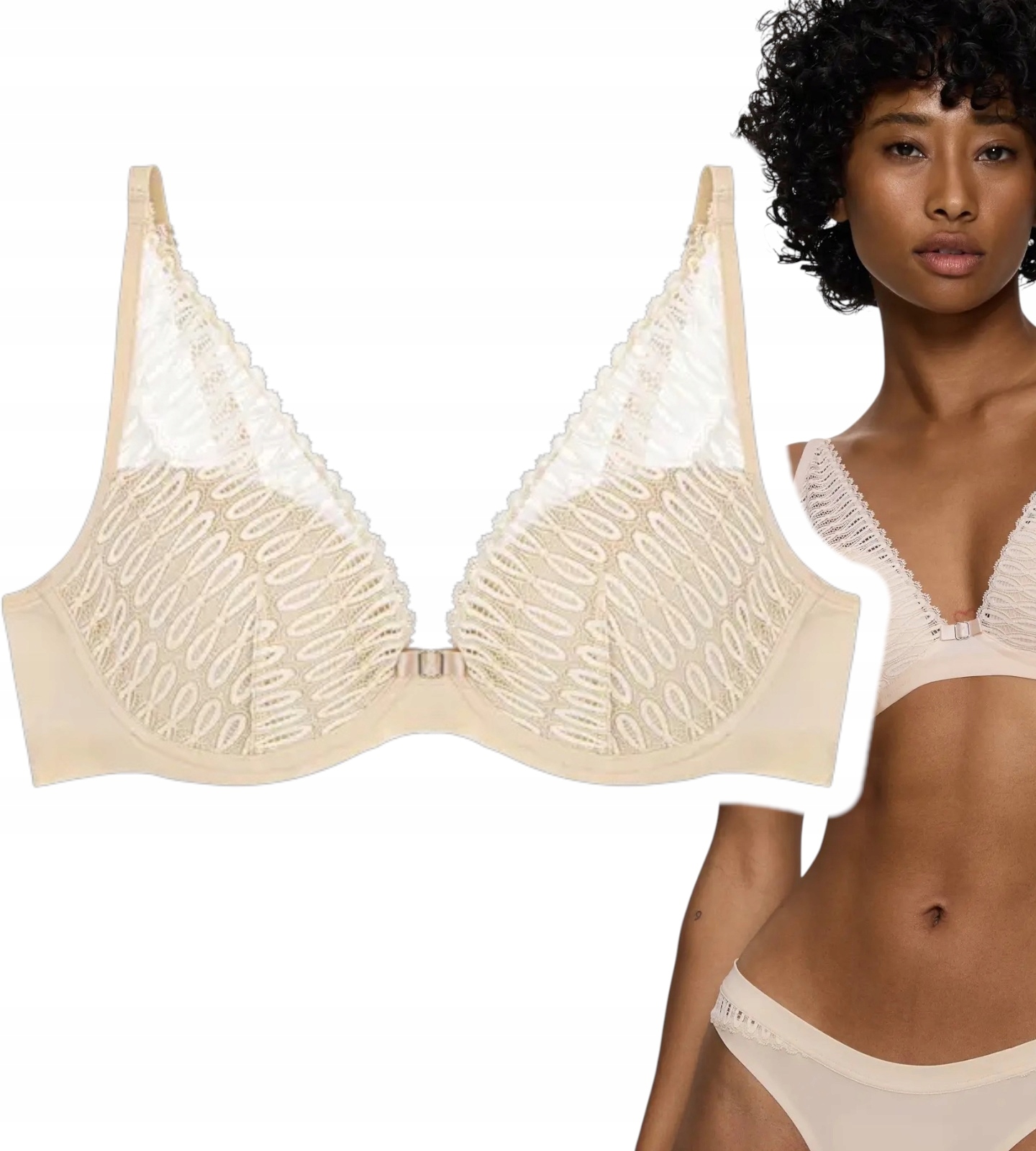 Podprsenka Triumph Aura Spotlight Wp Béžová 85 C Vyztužená Podprsenka