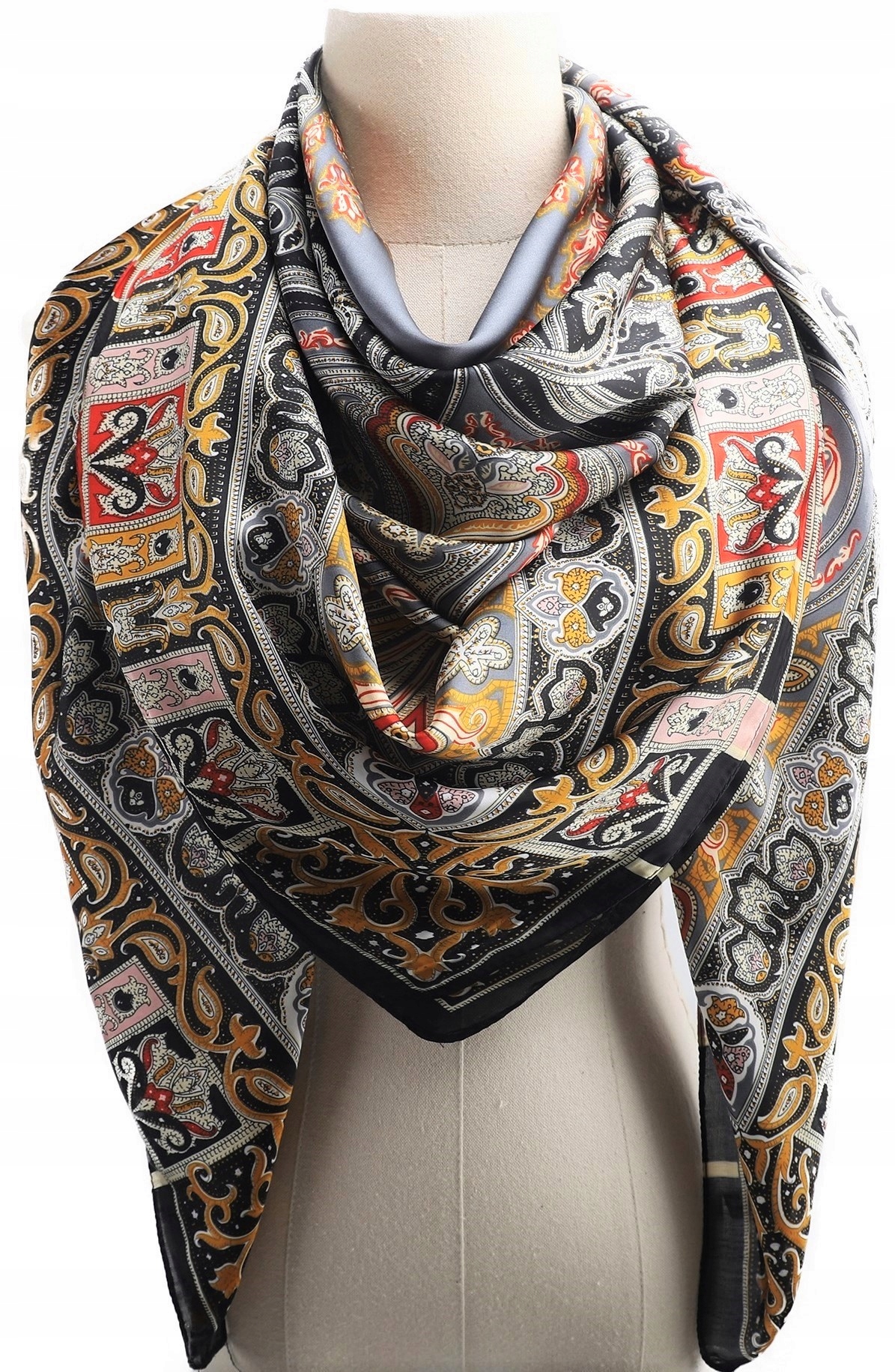 

Duża Chusta Apaszka Narzutka Szal Damski 130/130CM