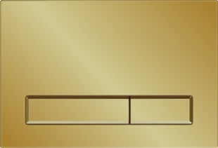 Kk-pol Splachovacie Tlačidlo M08, Hnedý Zlatý Chrómový Lesk