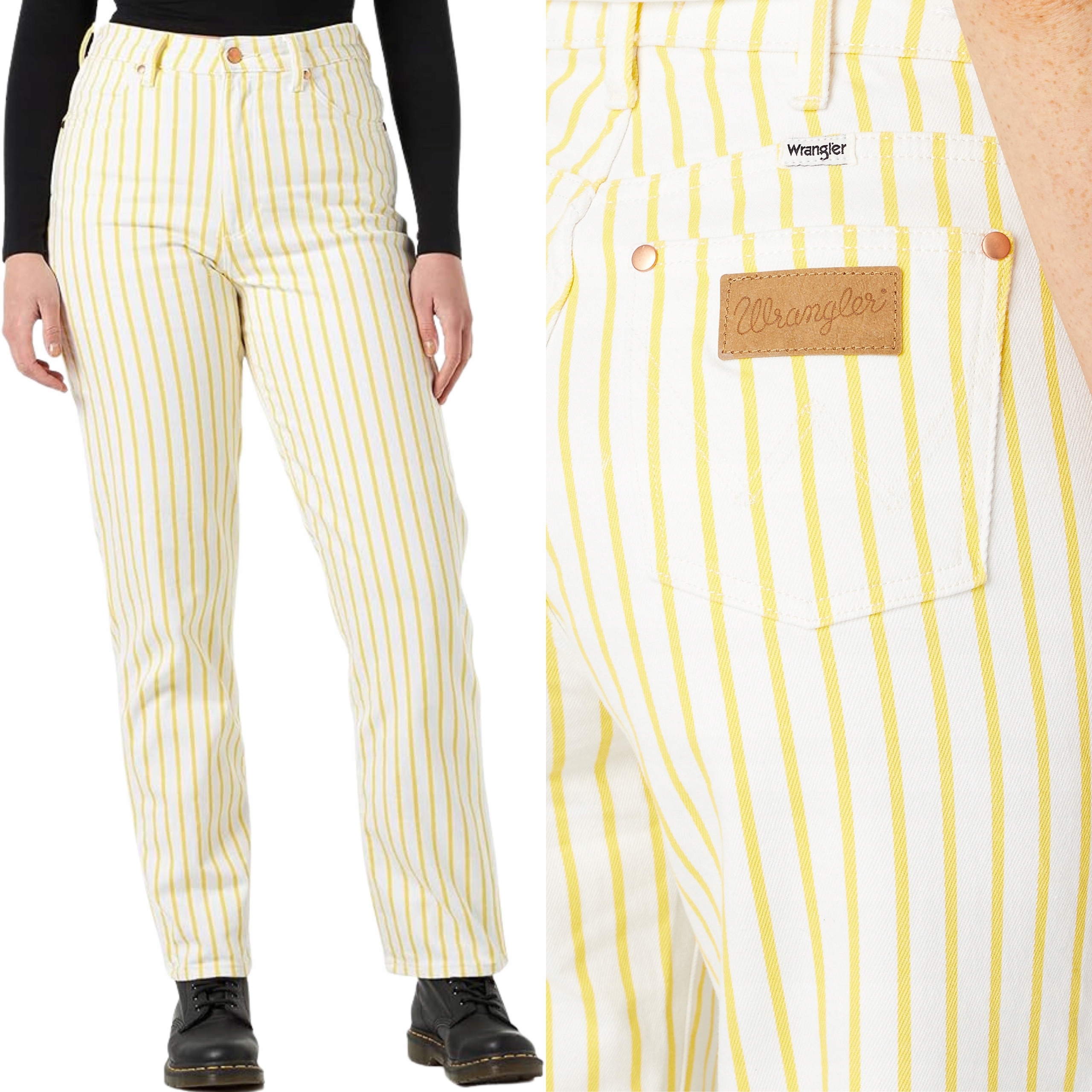 Wrangler kalhoty High Waist mom jeans Mom Straight_ W28 L32