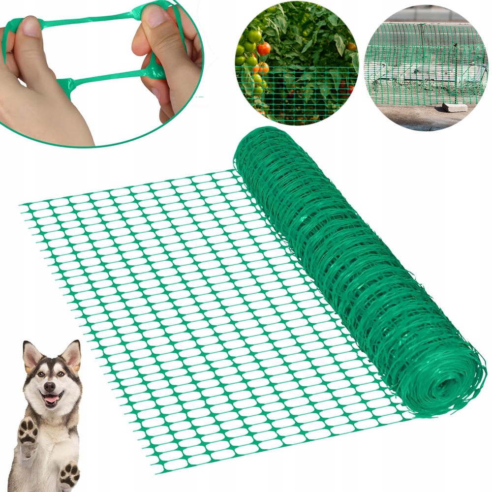 Plastová plotová síť 1x30 m Slevové stavební očko 65 x 35 mm