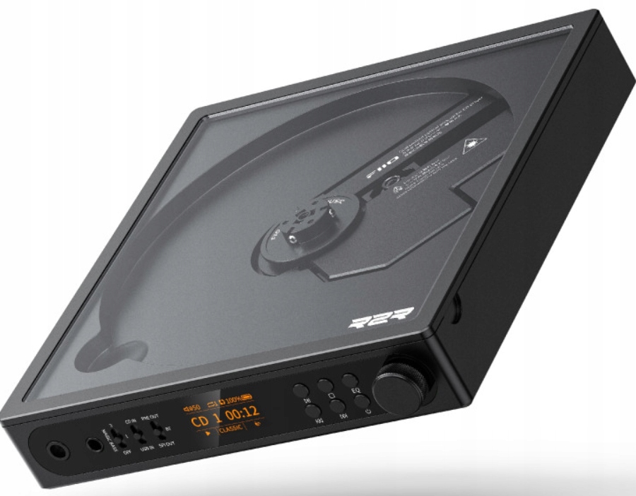 FiiO DM15 czarny przenośny odtwarzacz CD Dac R2R 24bit Bluetooth aptX, Usb