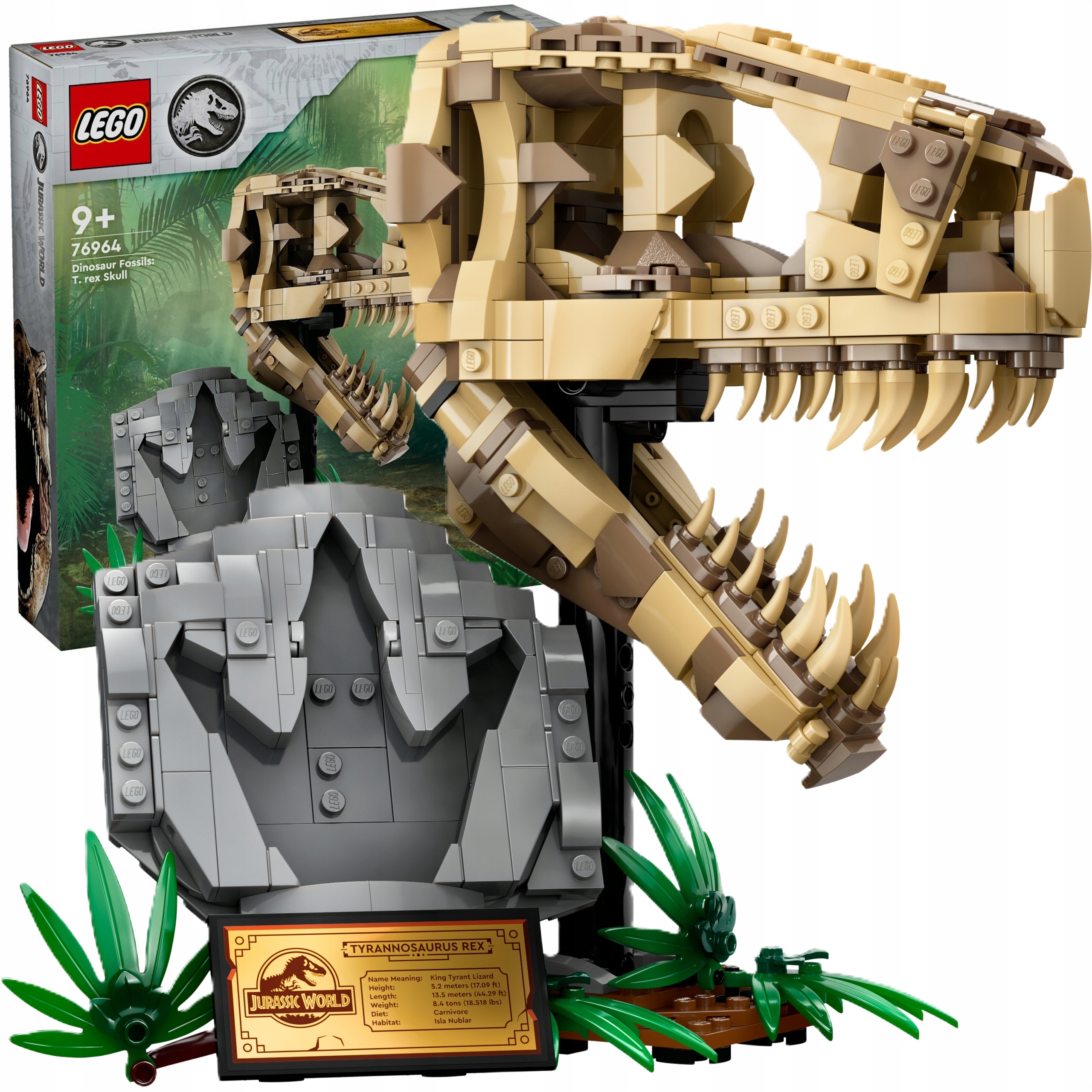 Klocki Lego 76964 Jurrasic World Szkielety Dinozaurów Czaska Tyranozaura