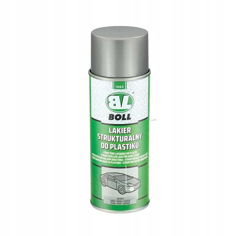 Структурный лак для пластика Boll серый 400 мл