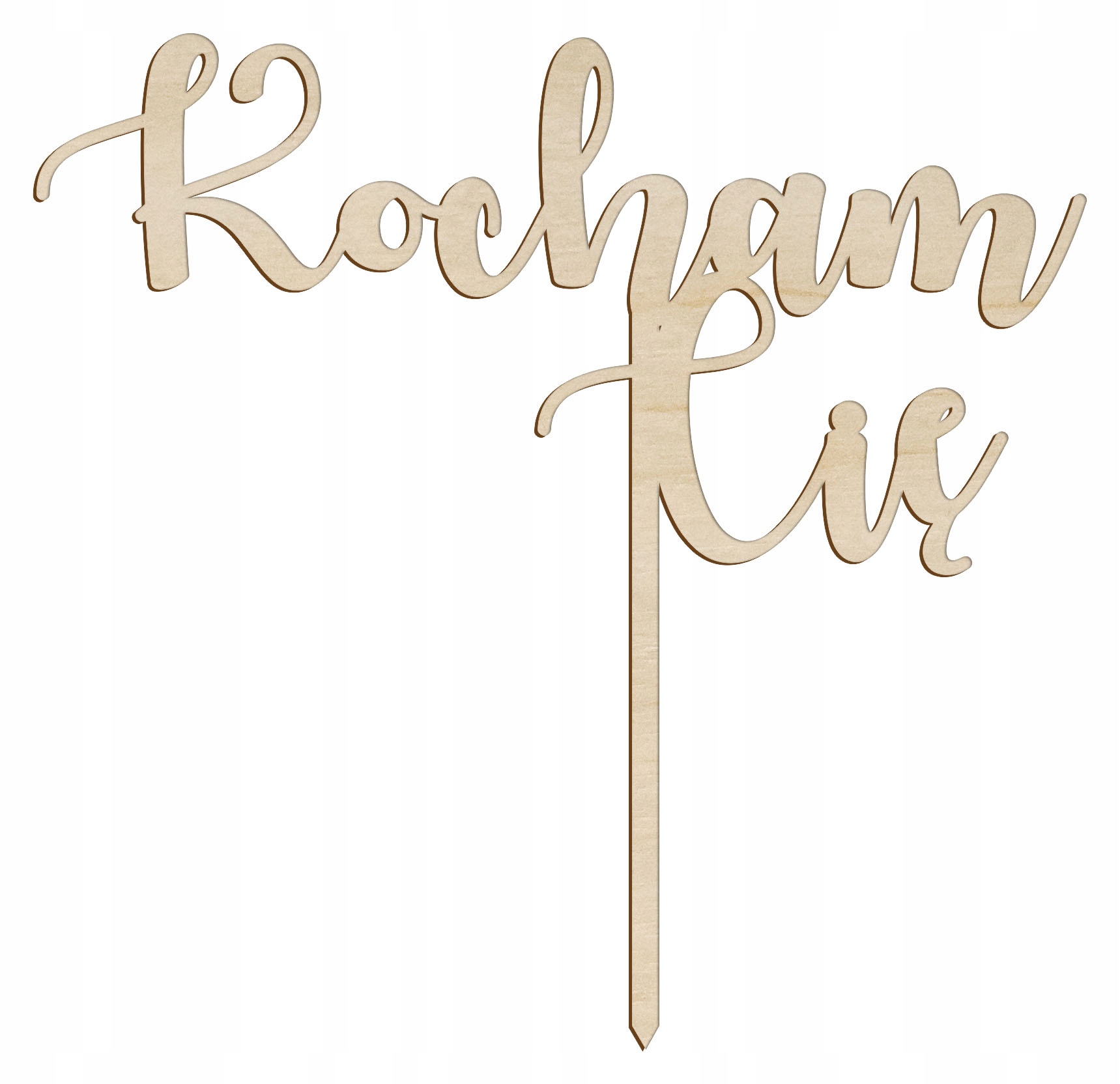 

Topper Kocham Cię Walentynki Ślub