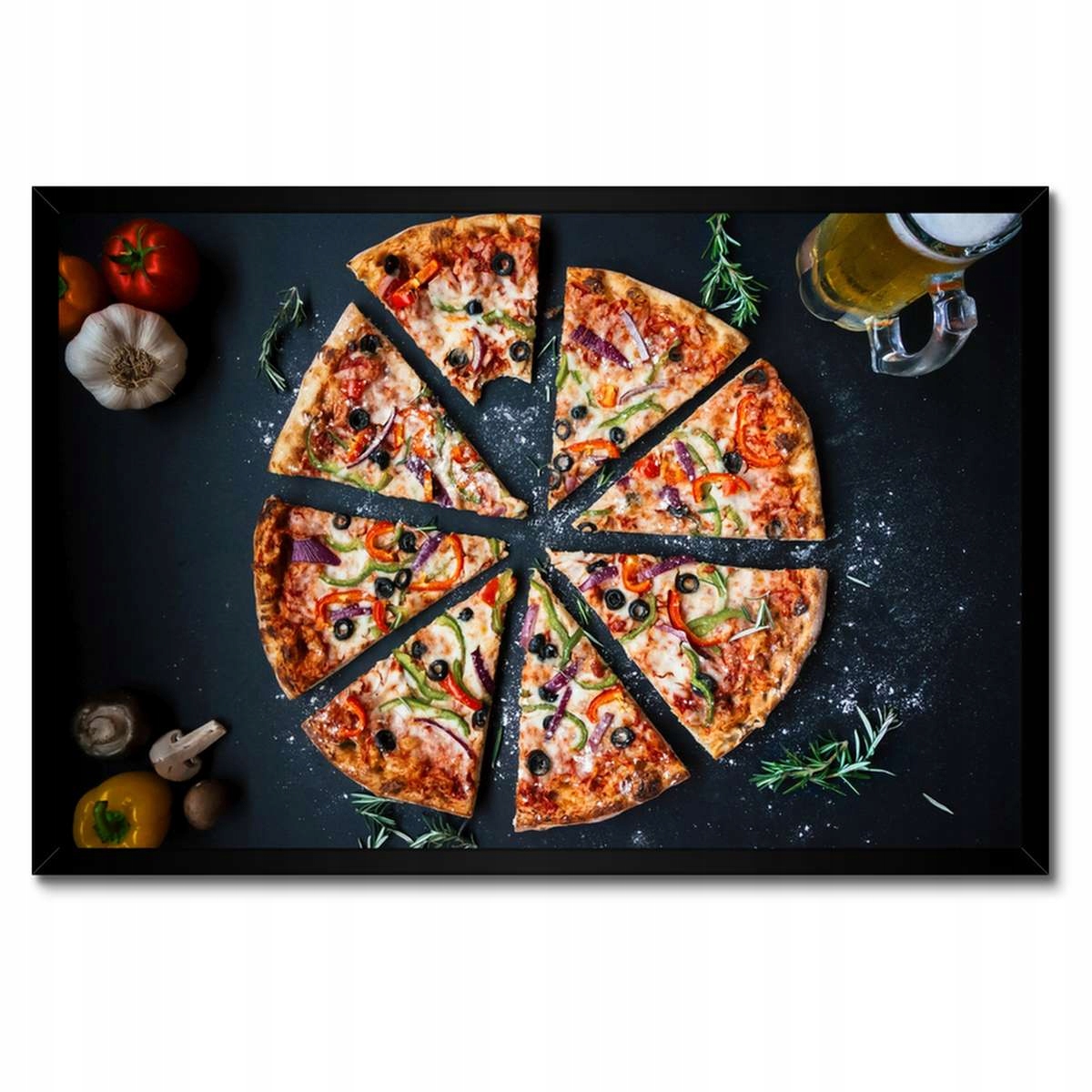Plakáty v rámu 60x40 Lahodná pizza