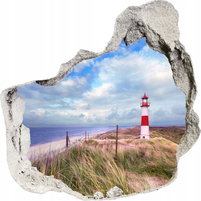 

naklejki na ścianę ścienne 3d Dziura Latarnia 231