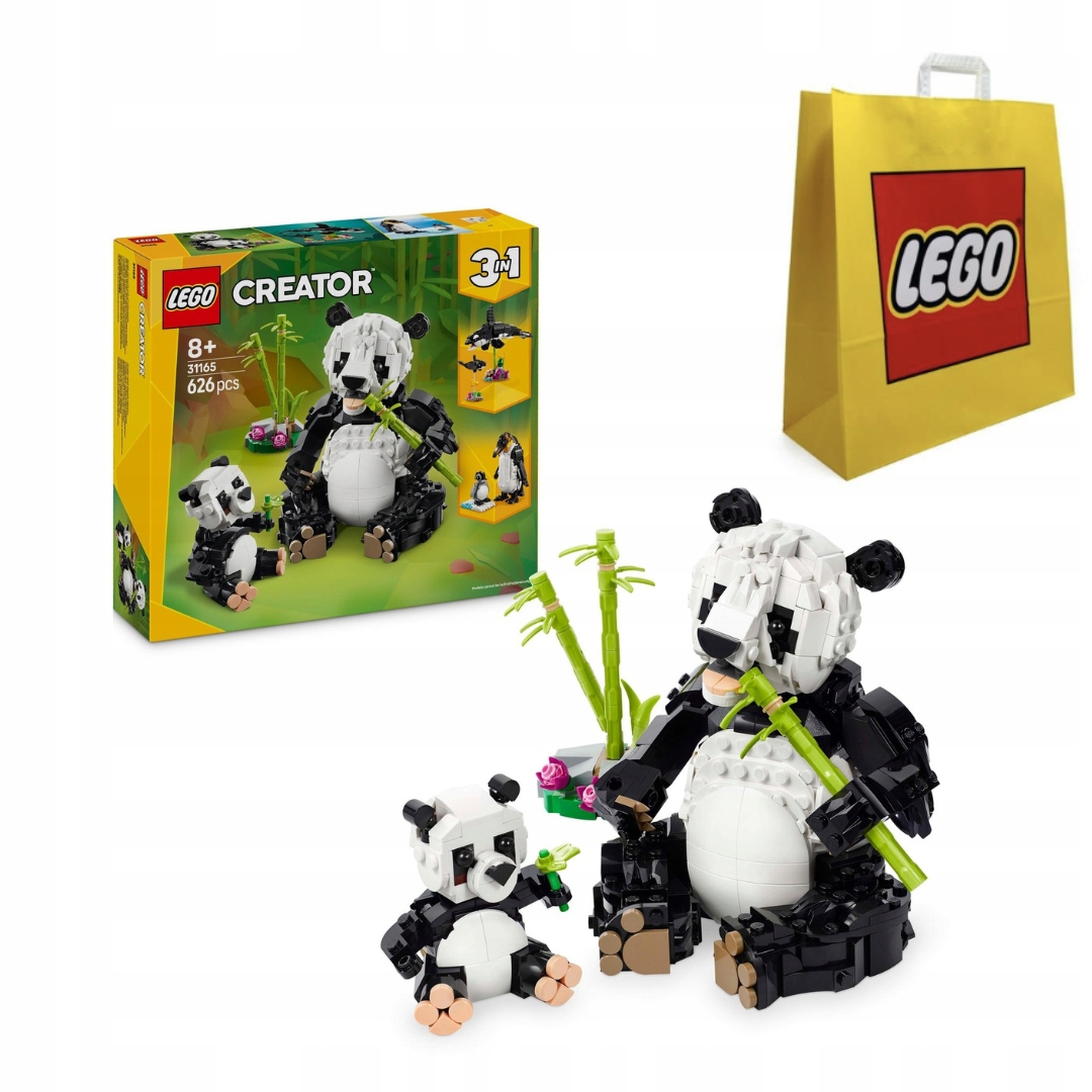 Lego Creator 31165 Tvůrce 31165 Divoká zvířata: Rodina Pandů