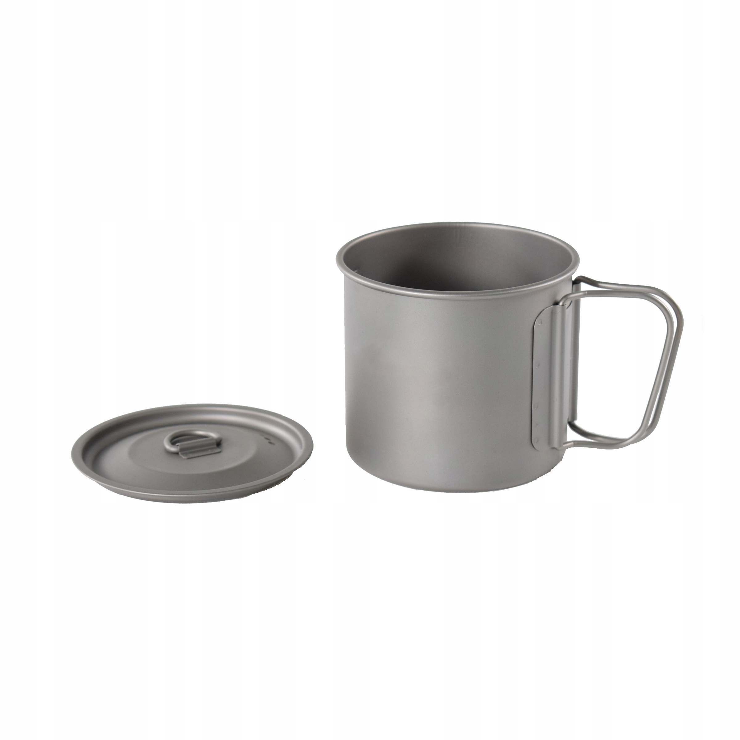 Titanový hrnek Rockland Minimalist stříbrný 600 ml