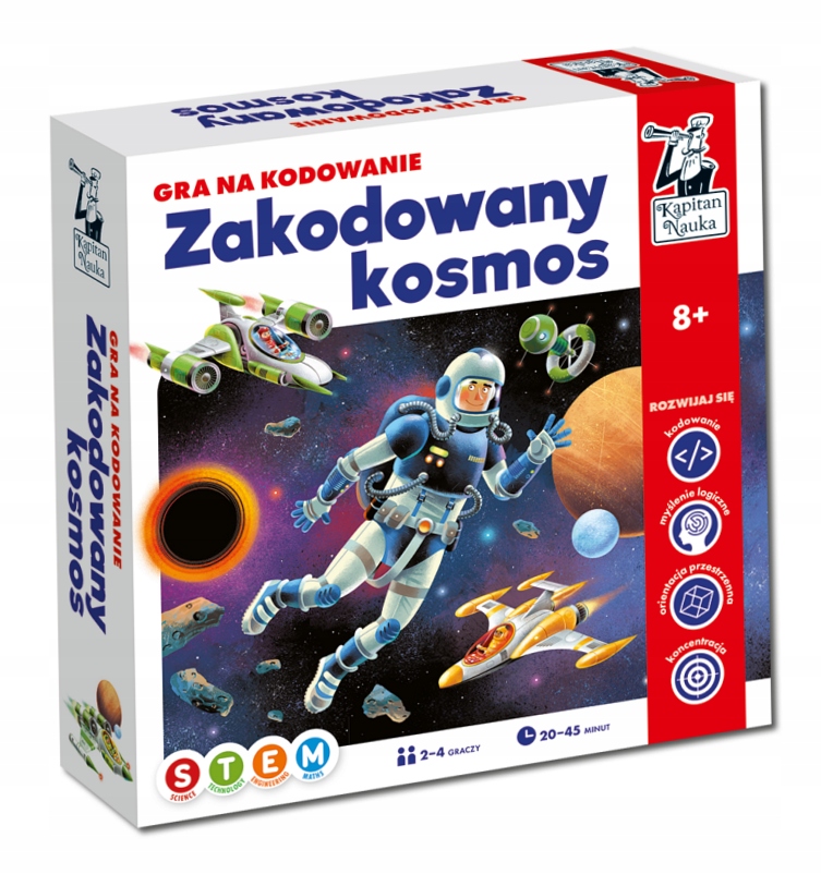 Zakodowany kosmos. Gra na kodowanie. Kapitan Nauka-Zdjęcie-0
