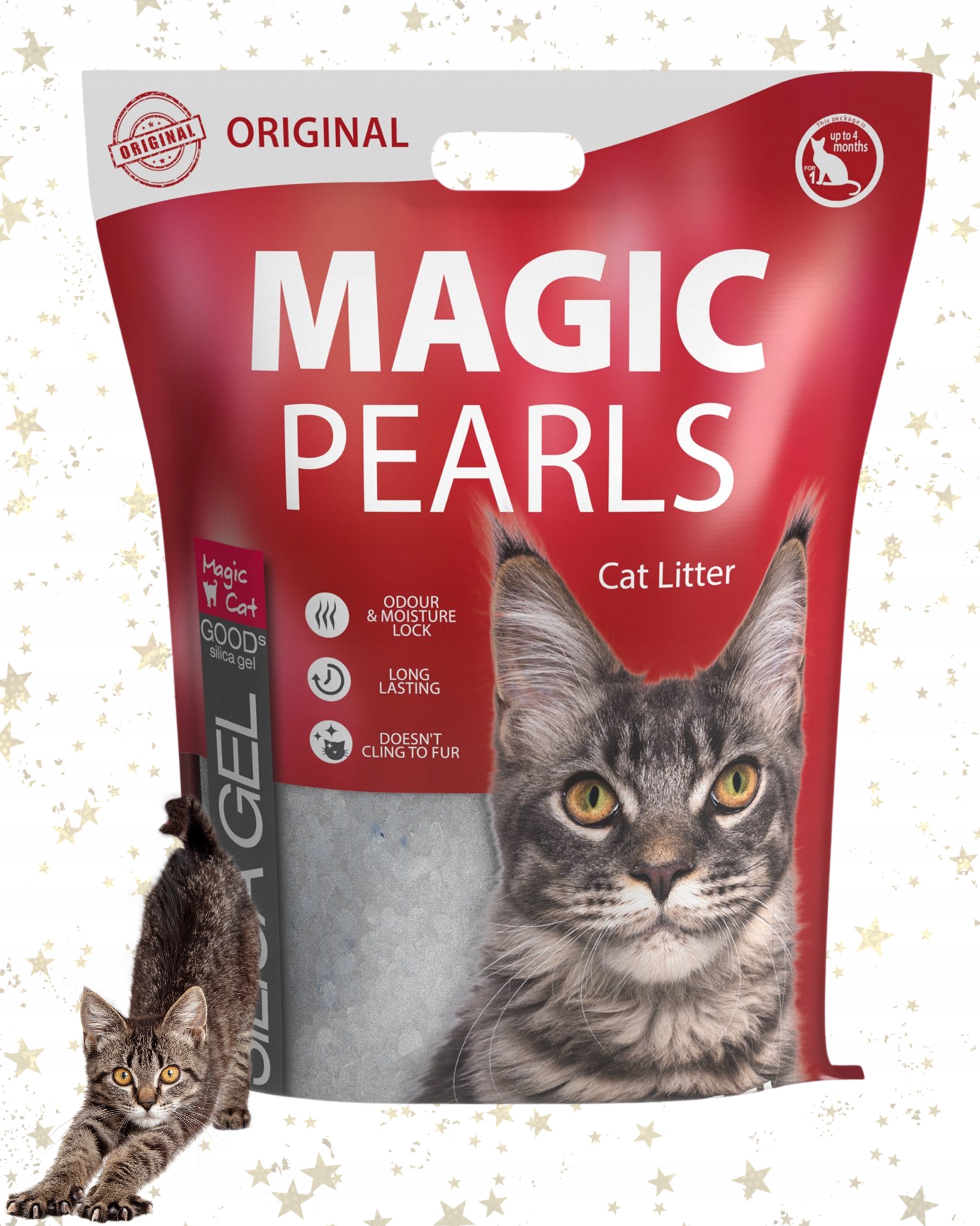 Żwirek dla kota silikonowy Magic Cat 16L