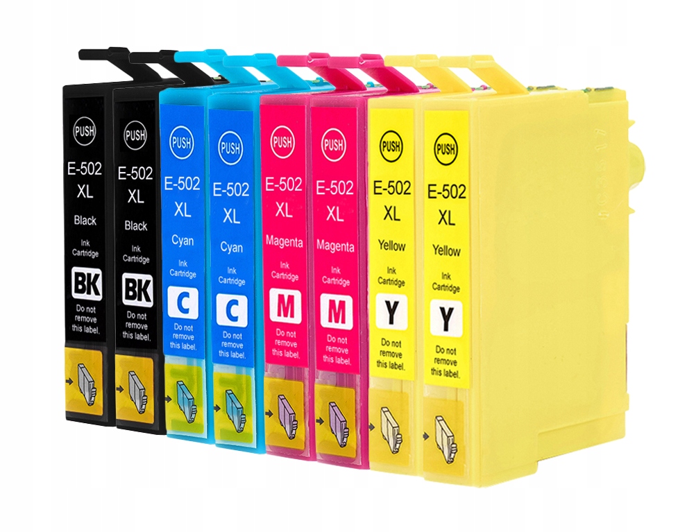 

8X Tusz do Epson 502 XL XP-5100 XP5105 XP5115 Kpl