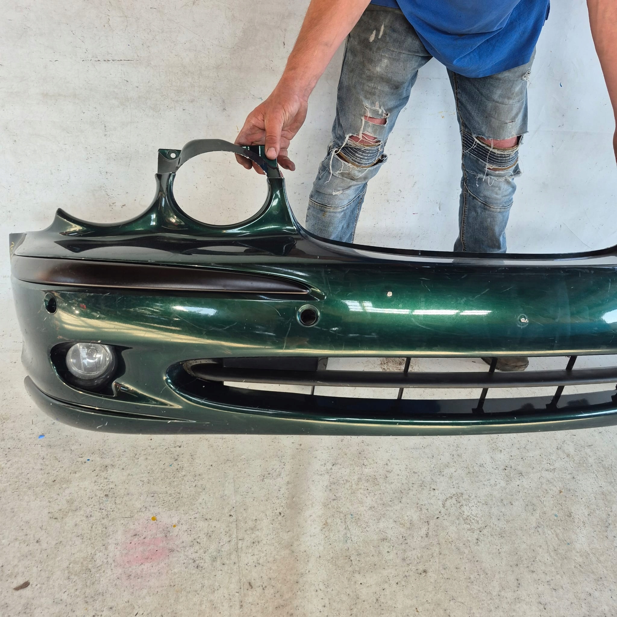 JAGUAR X-TYPE 01- bumper front front PDC