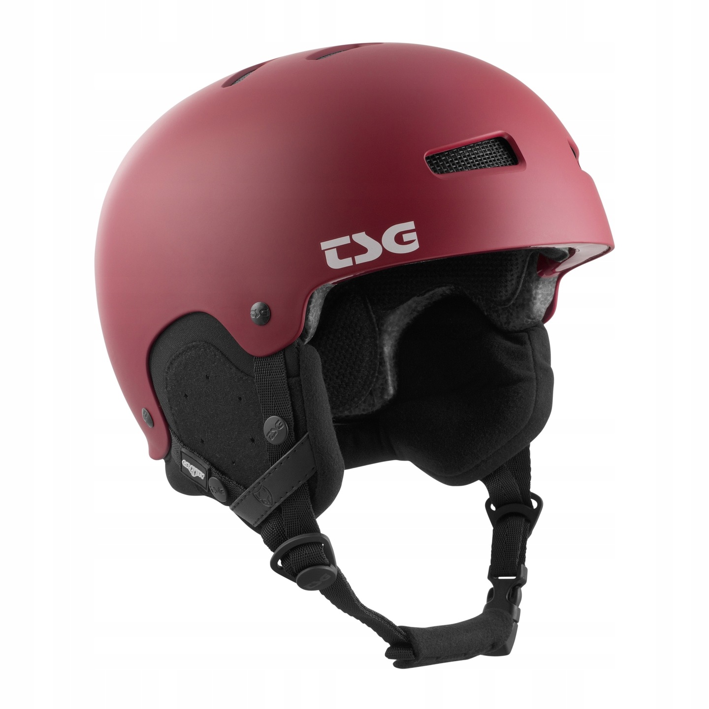 ZIMOWY KASK TSG NA NARTY SNOWBOARD GRAVITY SOLID COLOR SATIN GRAPE RED S/M