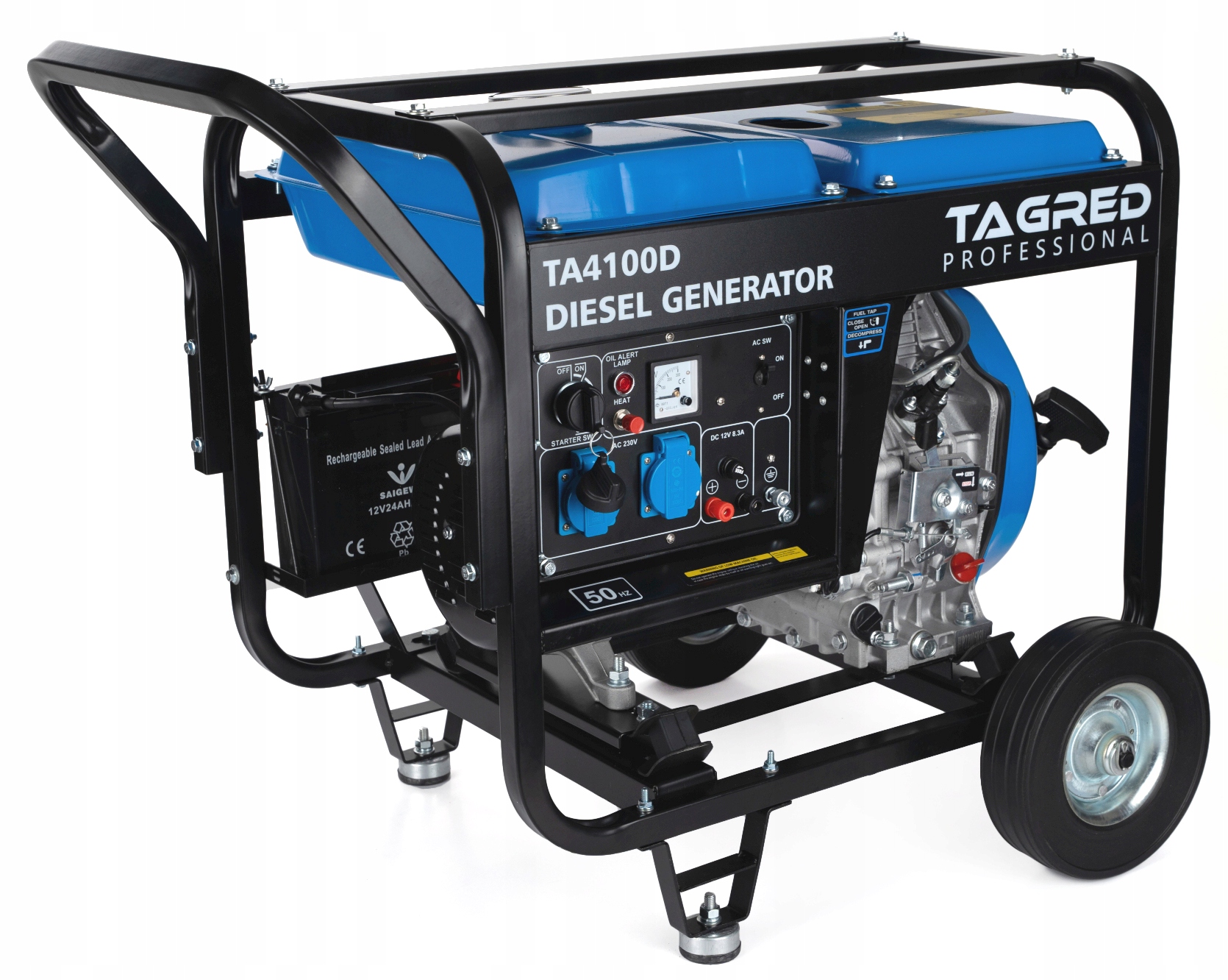 DIESEL AGREGAT PRĄDOTWÓRCZY 4100W JEDNOFAZOWY 230V Marka Tagred