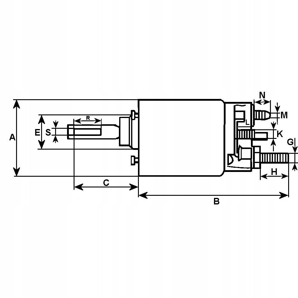 Oryginalny elektromagnes rozrusznika Bosch 12V 2339303322 234434 SS0209 Producent części HC-Cargo