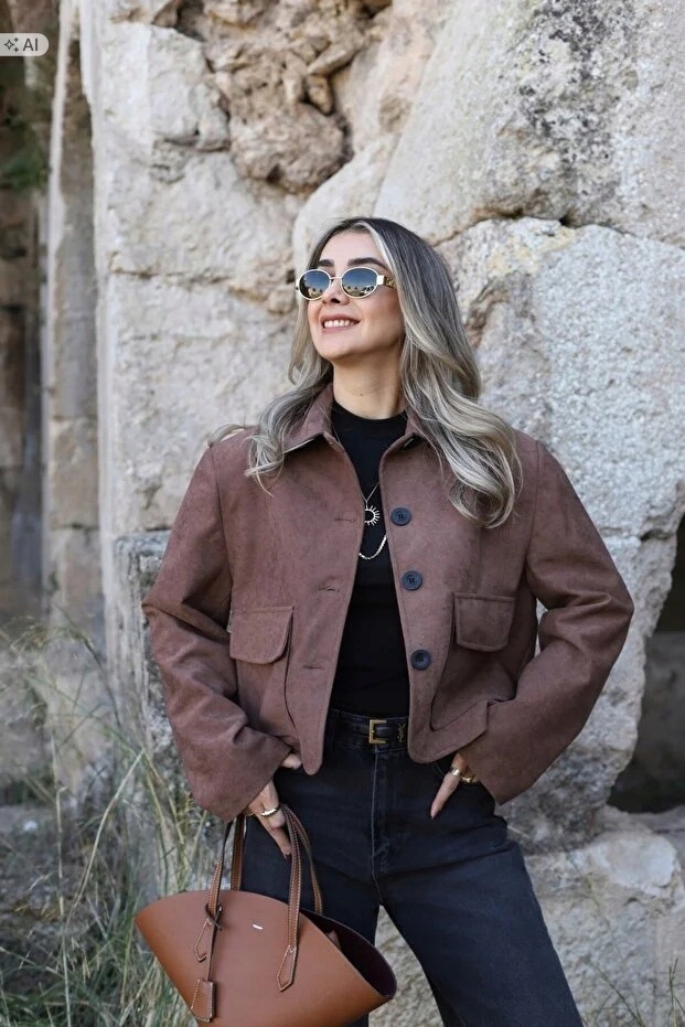Krátká Prošívaná Dámská Bunda V Elegantním Stylu S 5IA
