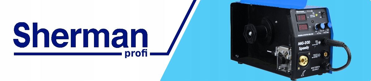 Spawarka MIGOMAT MIG 200 SPEEDY MMA 200A SHERMAN Wysokość 238 mm