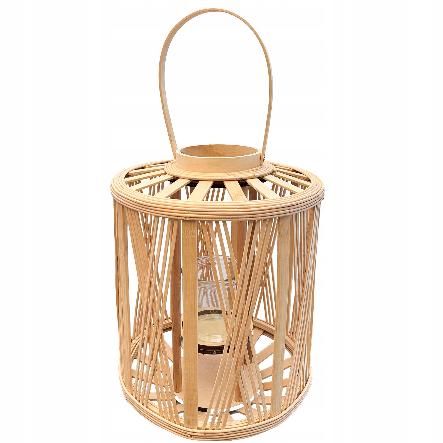 Svícen Velký Na Balkon Terasa do domu obývacího pokoje závěsný dřevěný lampion