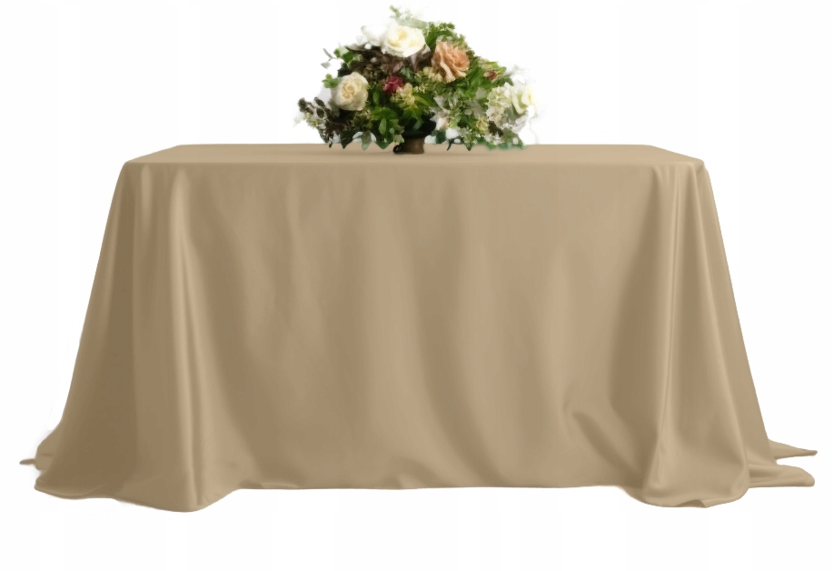 

obrus Beżowy 230X230cm bankiet Wesele