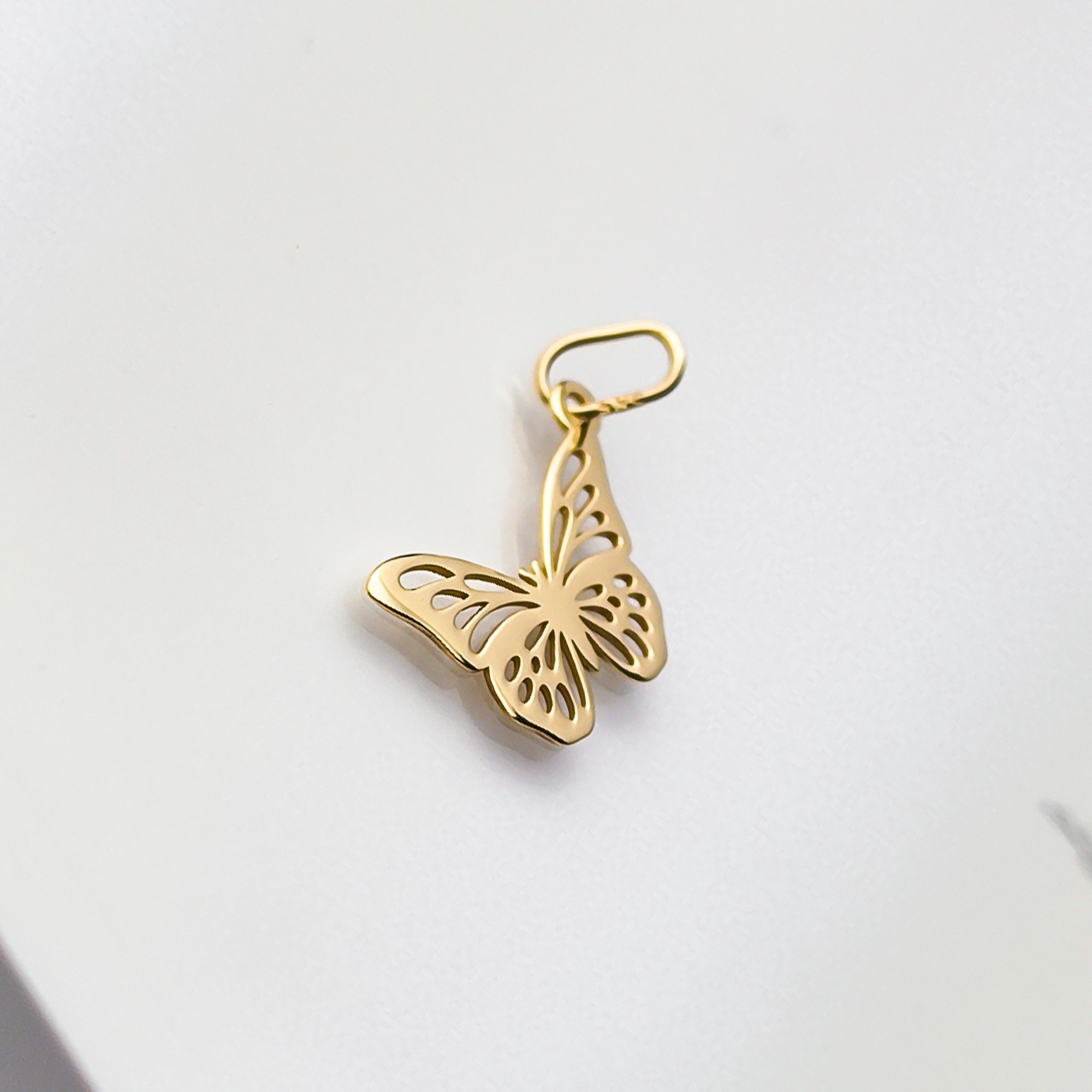 Złota zawieszka motyl pr. 585