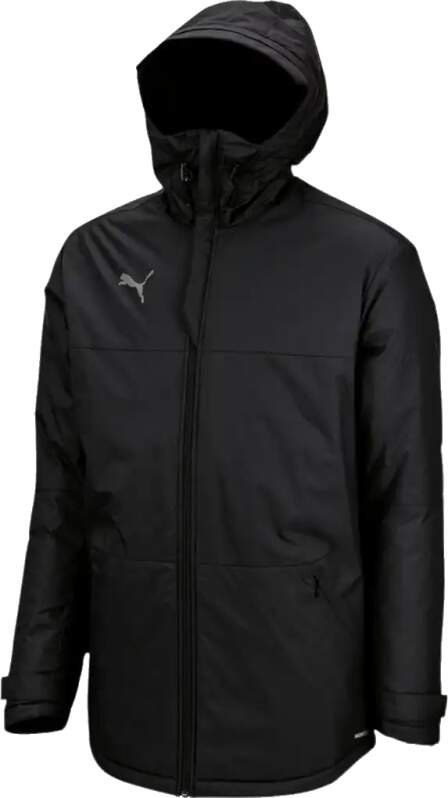 Pánská bunda s kapucí Puma TeamFINAL Parka černá