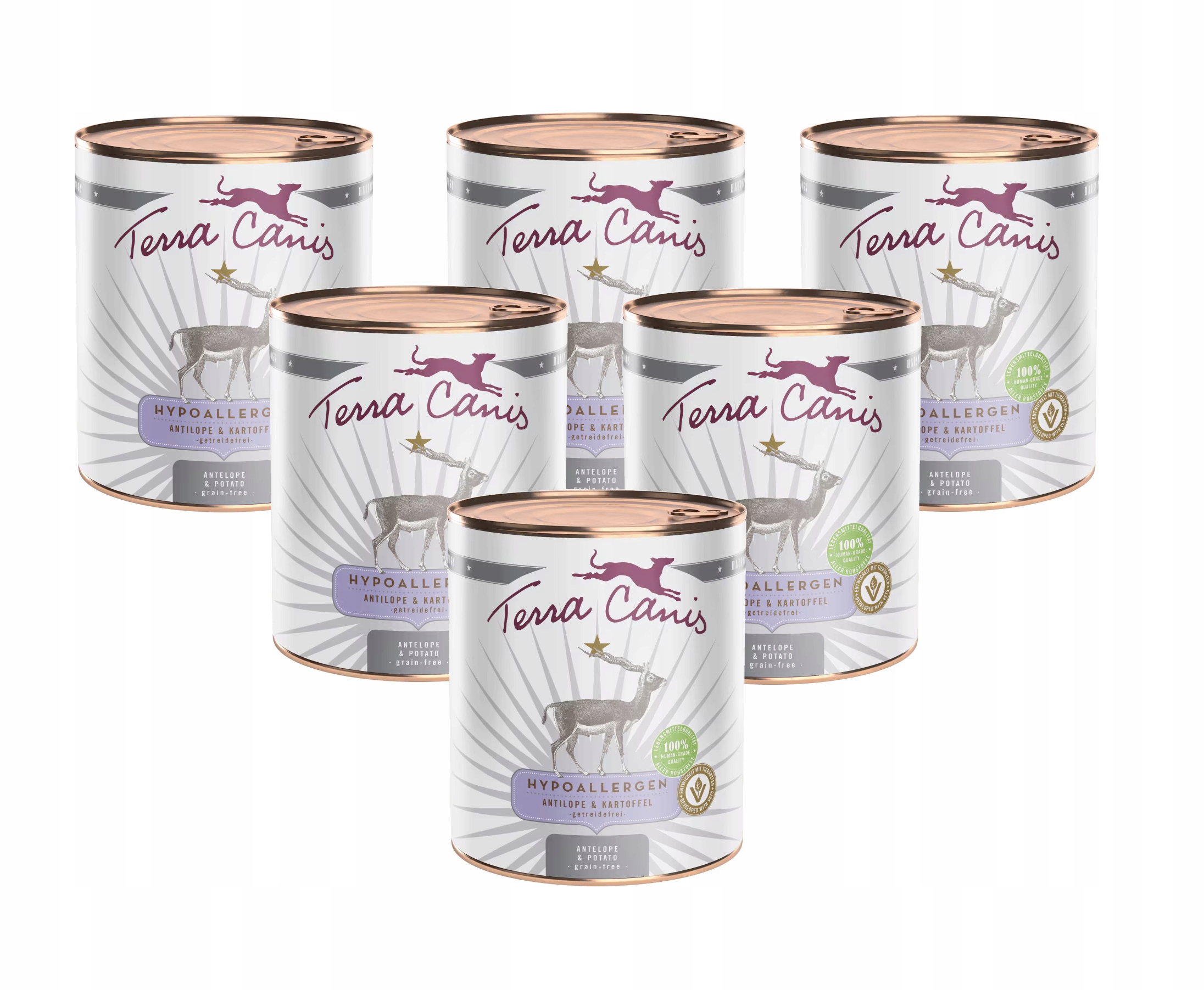Terra Canis Hypoallergenic Antilopa s bramborami 6x800 g