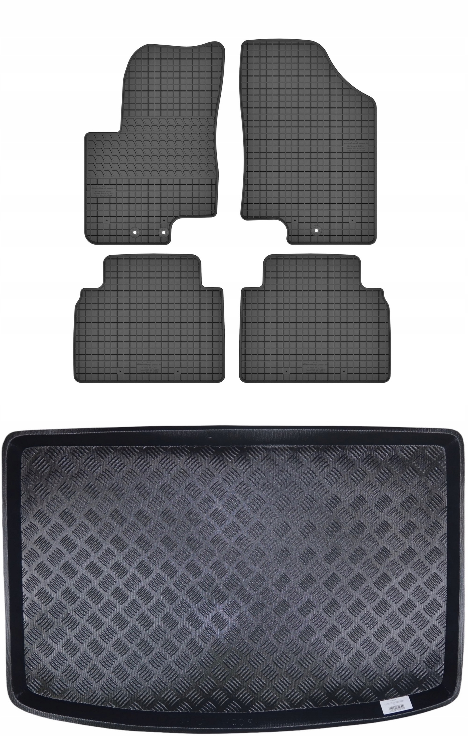 Koberce podložka do zavazadlového prostoru: Kia Venga (spodní nosič) od roku 2010 od 2