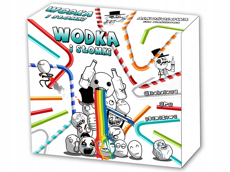 wódka i słomki
