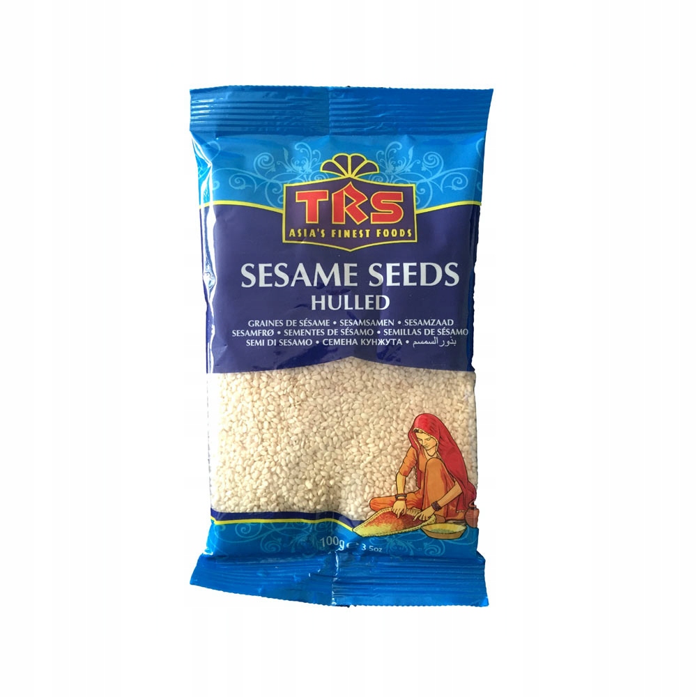 

Sezam Biały Łuskany Sesame Seeds Hulled 100g