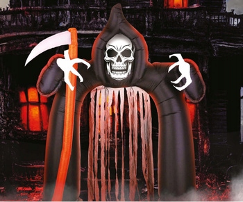 Halloweenska dekorácia záhrady domu oblúk Žiak 2 m