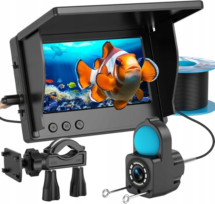 Echosondy Kamera wędkarska zewnętrzna Open Water 4,3 cala 1500 jasny