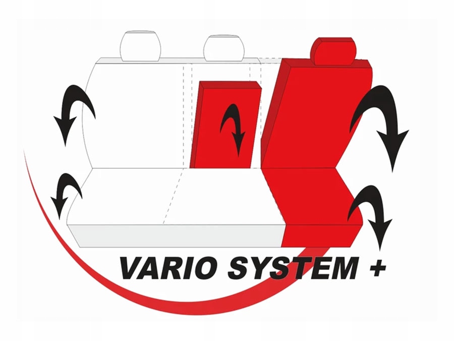 Pokrowce PC z alkantary do Dacia Duster (1, 2) Typ pokrowiec