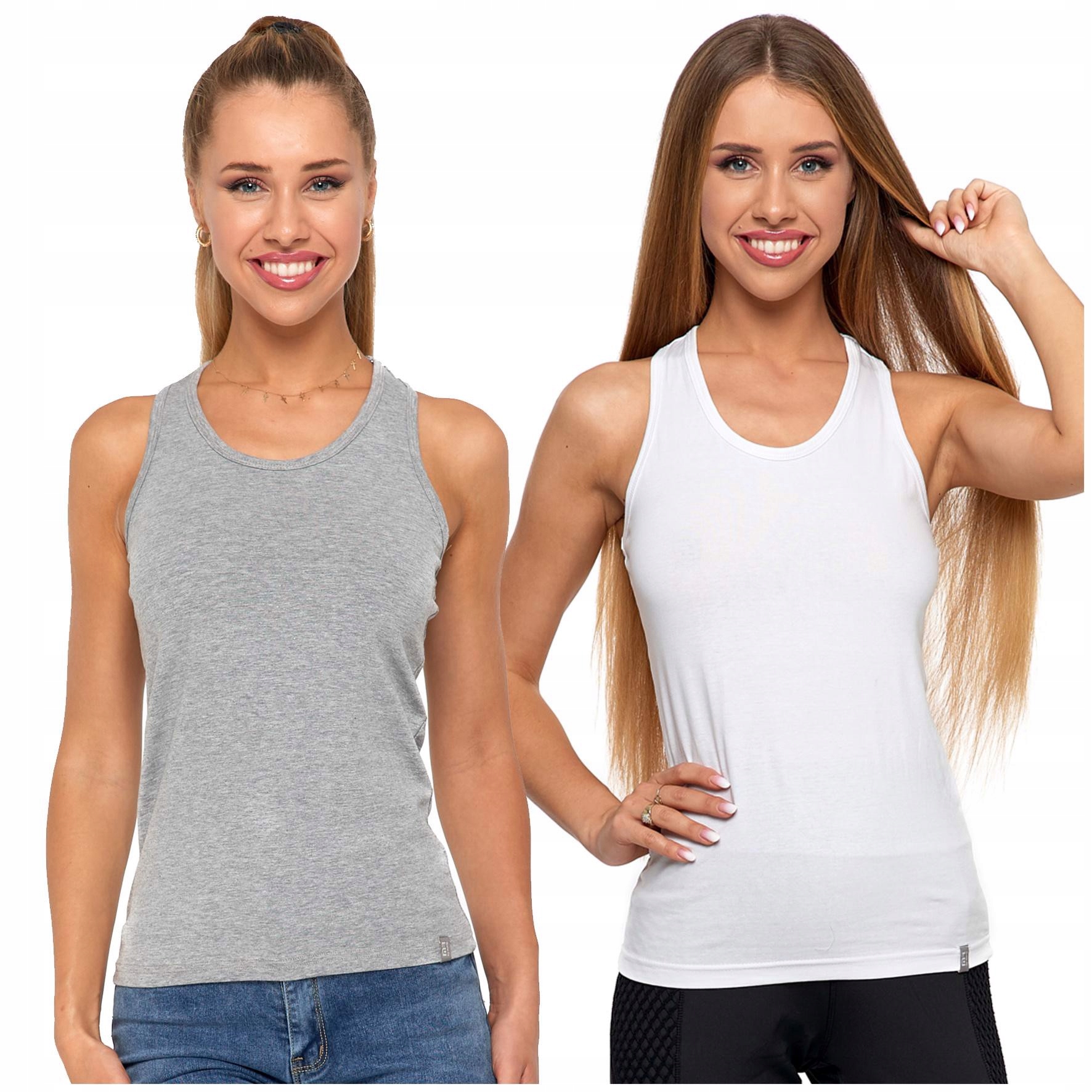 KOSZULKA TOP BOKSERKA DAMSKA RAMIĄCZKA MORAJ XL x2