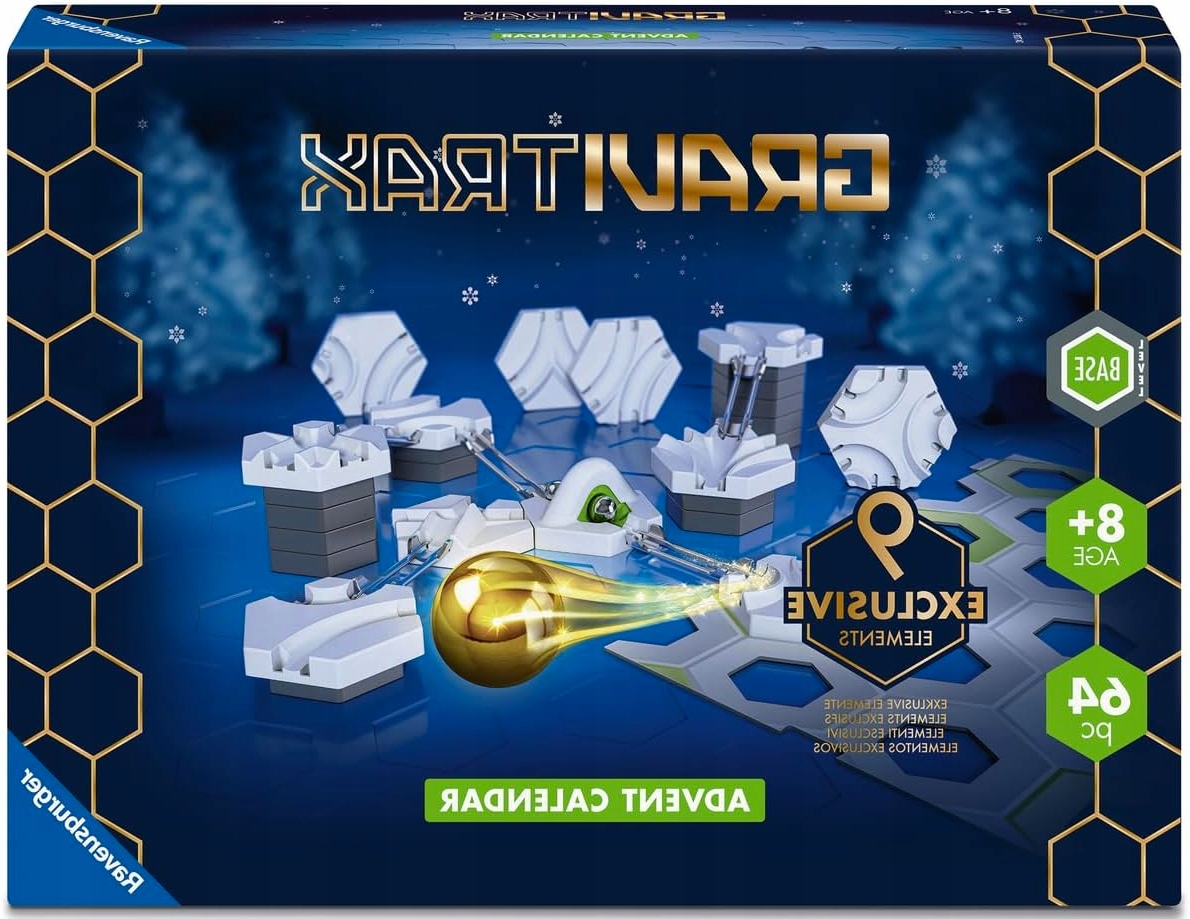 Адвент-календарь Ravensburger Gravitrax, детали для шариковой трассы, от 8 лет — фото 2