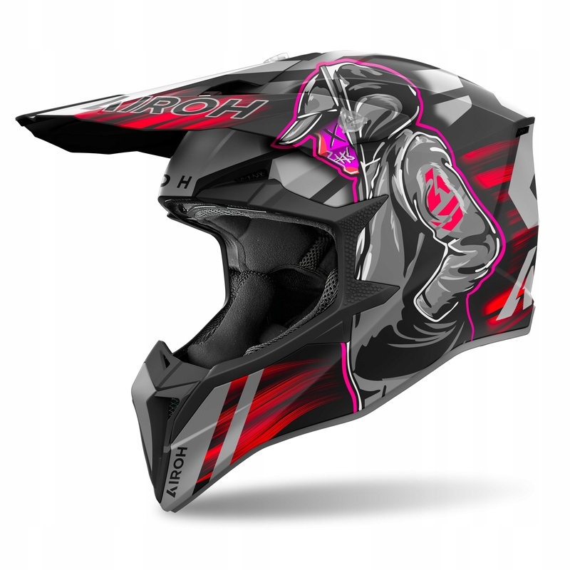 Prilba Airoh Wraaap Cyber Red Matt (s)