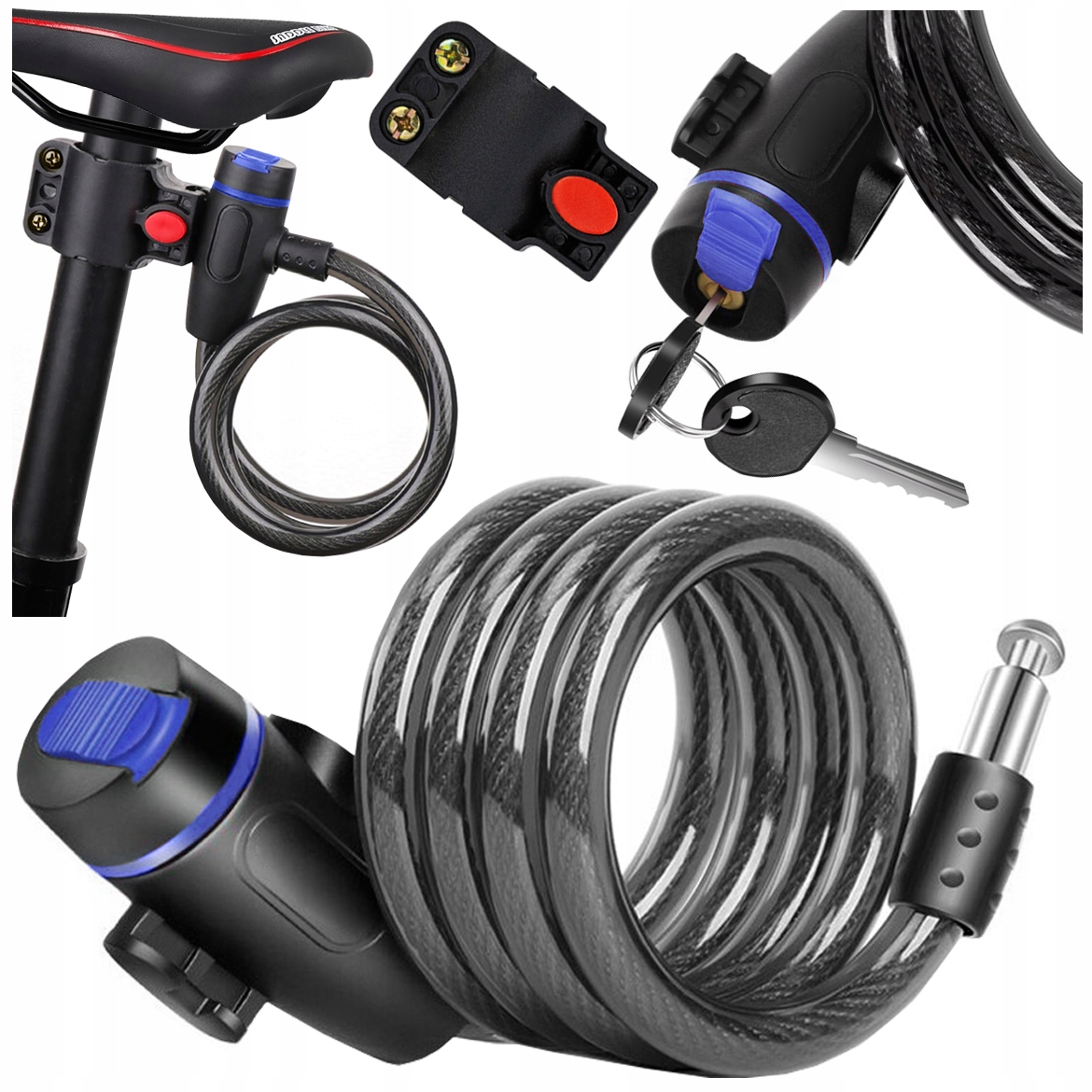 

Zapięcie rowerowe blokada zabezpieczenie do roweru