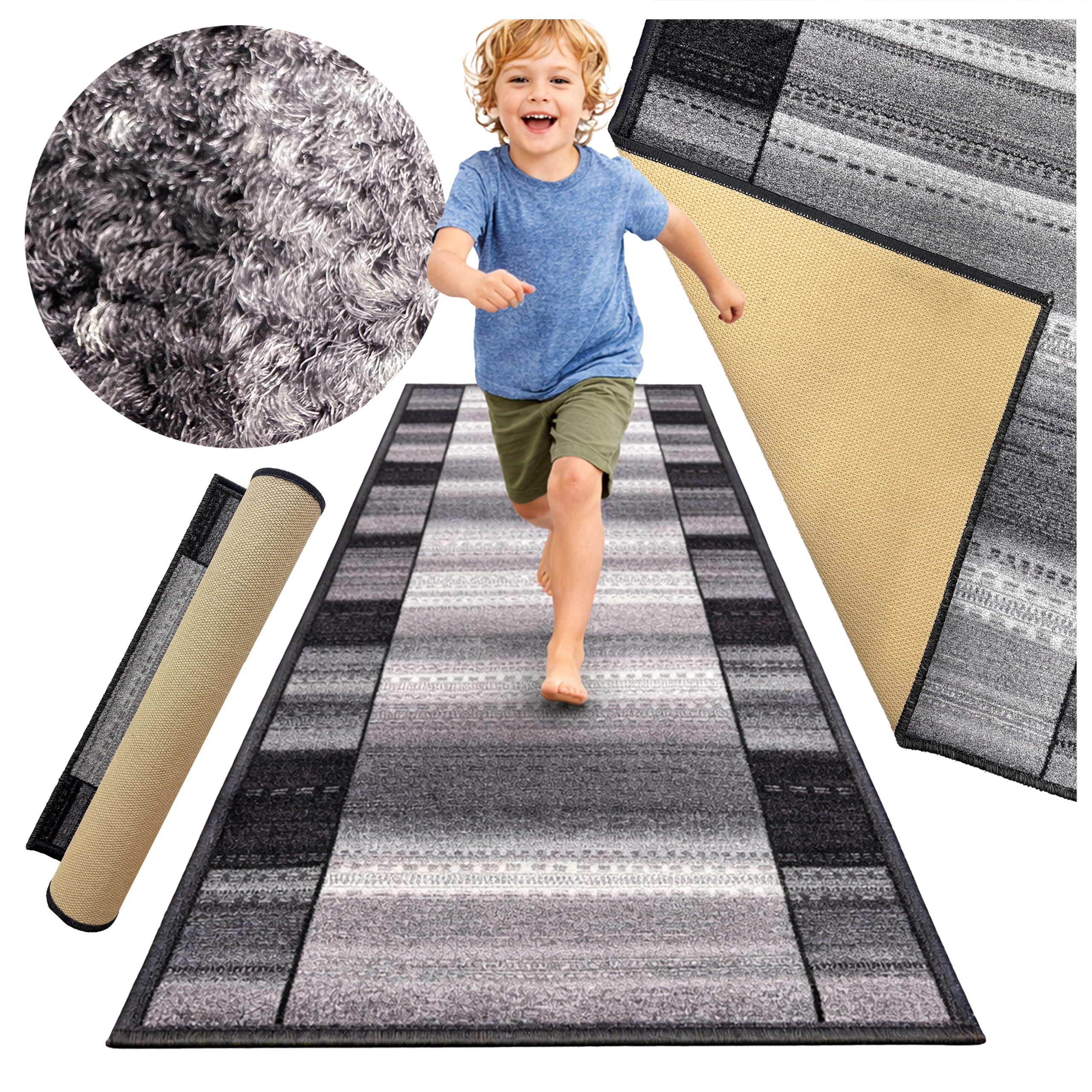 Koberec Běhoun Do Předsíně Protiskluzový Chodník Hotový rozměr 100 x 300 cm