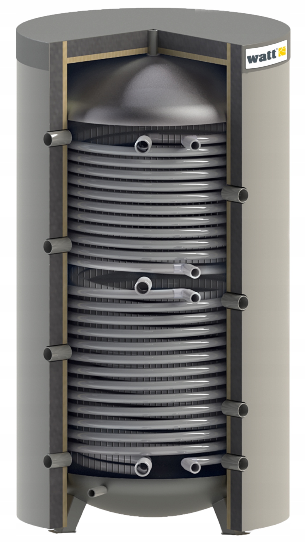 Watt Hygenic Zbiornik Buforowy Co+cwu 1W Inox Nierdzewna +2W Wieża 2w1 500l