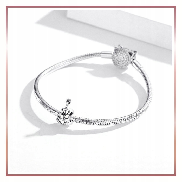 Charms GITARA ROCKOWA zawieszka S925 Rodzaj Wyrób jubilerski