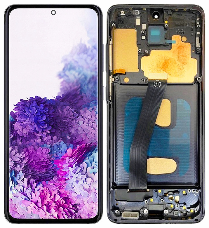 InCell displej pro Samsung Galaxy S20 G980 G980F LCD displej Rámeček Šedý